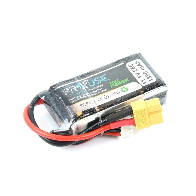 11,1V Lipo Batarya 1750mAh 25C