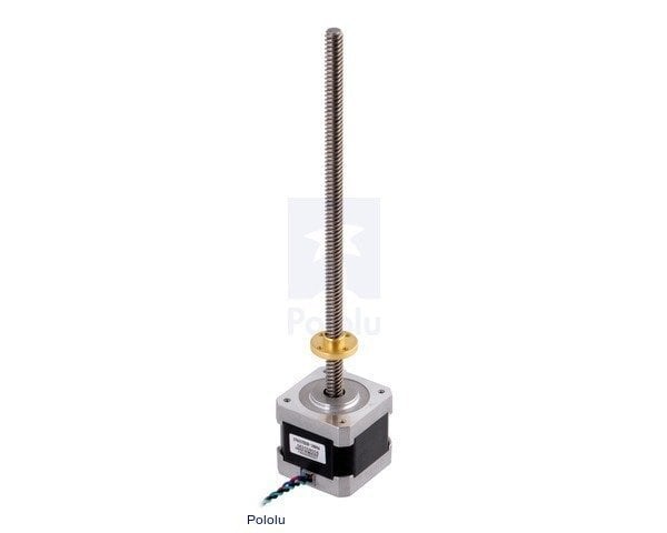 Nema 17 200 Adım 4Pin Step Motor 42×38mm 18cm Vidalı H/Bi 1.8C 3,7kg-cm 1.7A 2.8V