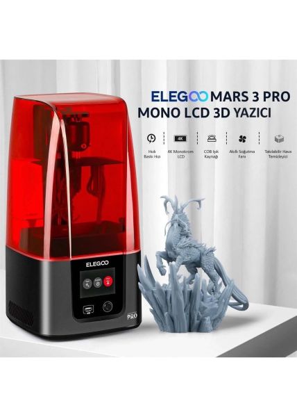 Mars 3 Pro mSLA Resin 3D Yazıcı