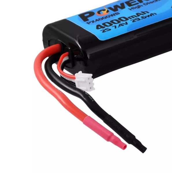 Power-Xtra PX4000WB2S - 2S1P - 7.4V 4000 mAh Li-Polymer Pil -45C