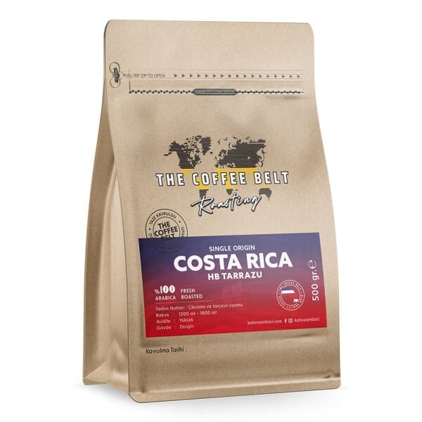 Costa Rica HB Tarrazu Yöresel Kahve 500 gr.