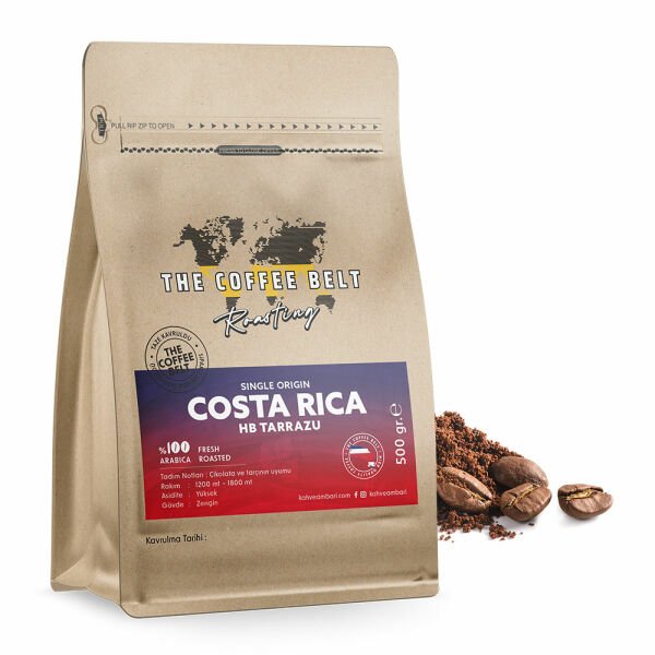 Costa Rica HB Tarrazu Yöresel Kahve 500 gr.