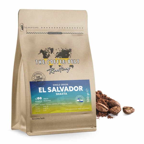 El Salvador Shasta Yöresel Kahve 500 gr.