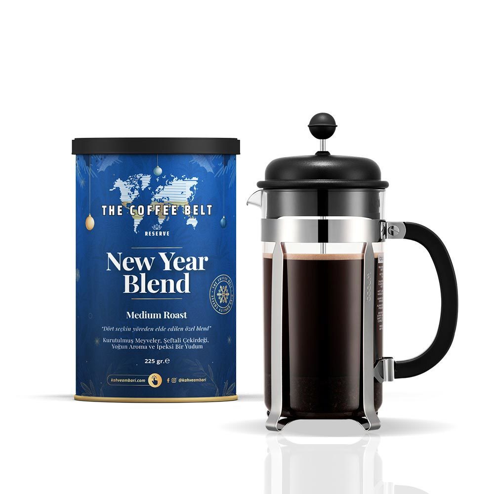 The Coffee Belt ve Bodum French Press Yeni Yıl Kahve Seti