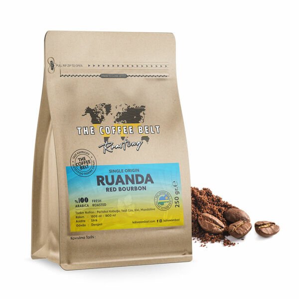 Ruanda ''Kamonyi'' Red Bourbon Yöresel Kahve 250 gr.