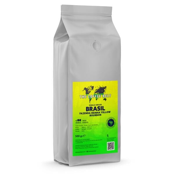 Brasil Fazenda Rainha Yellow Bourbon Yöresel Kahve 500 Gr