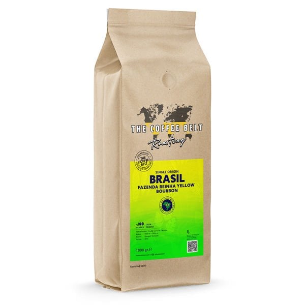 Brasil Fazenda Rainha Yellow Bourbon Yöresel Kahve 1000 Gr