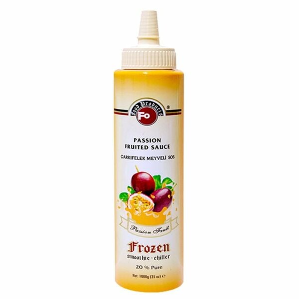 Fo Çarkıfelek Passion Fruit Meyve Püresi Frozen 1 Kg