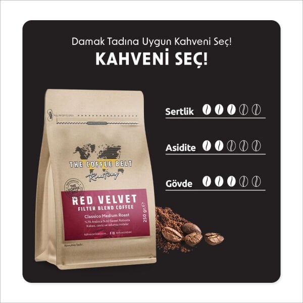 Red Velvet Blend Filtre Kahve 250 gr.
