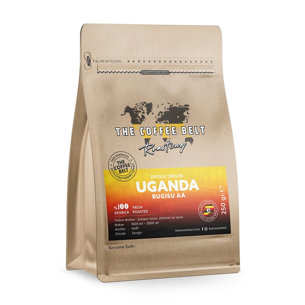 Uganda Bugisu AA Yöresel Kahve 250 gr.
