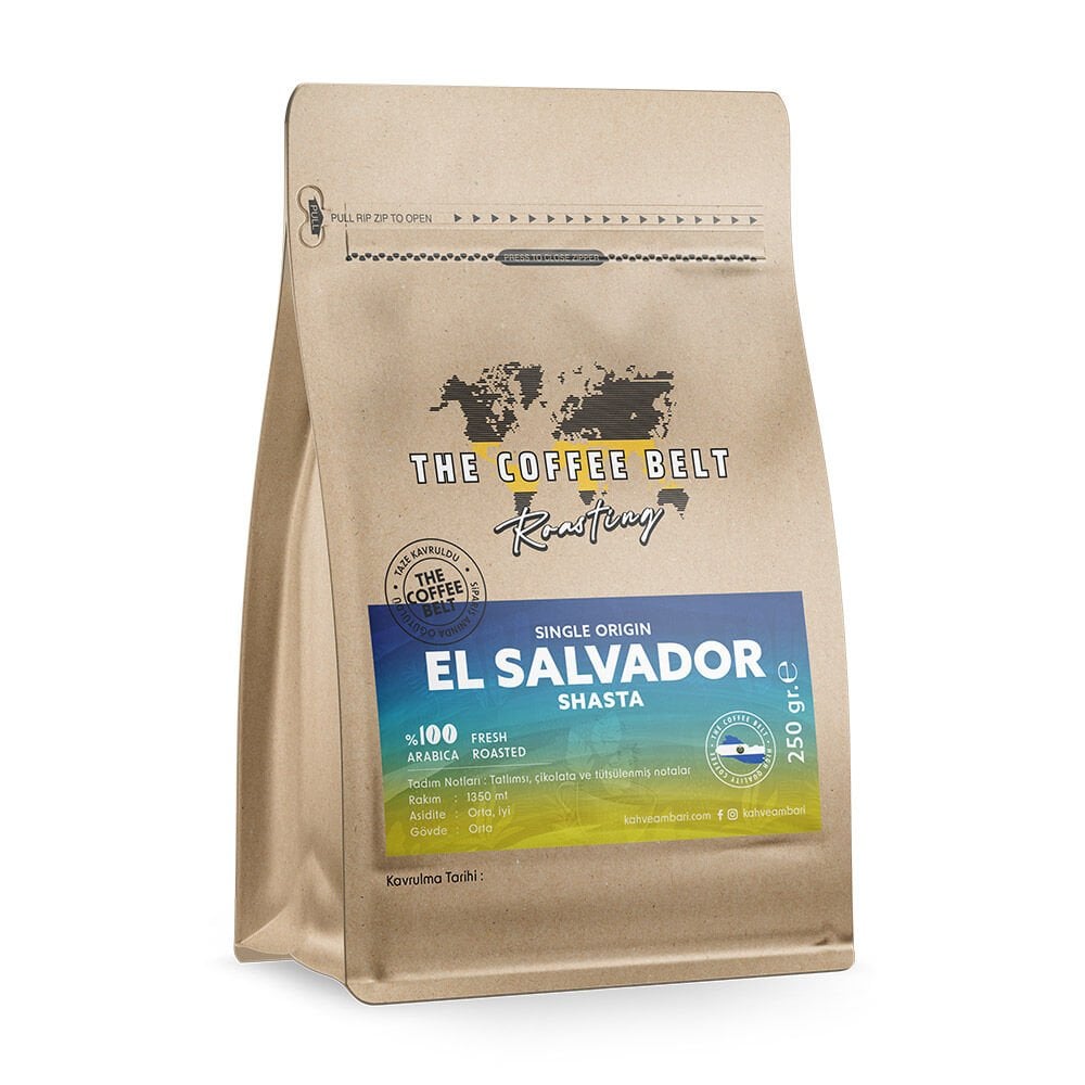 El Salvador Shasta Yöresel Kahve 250 gr.