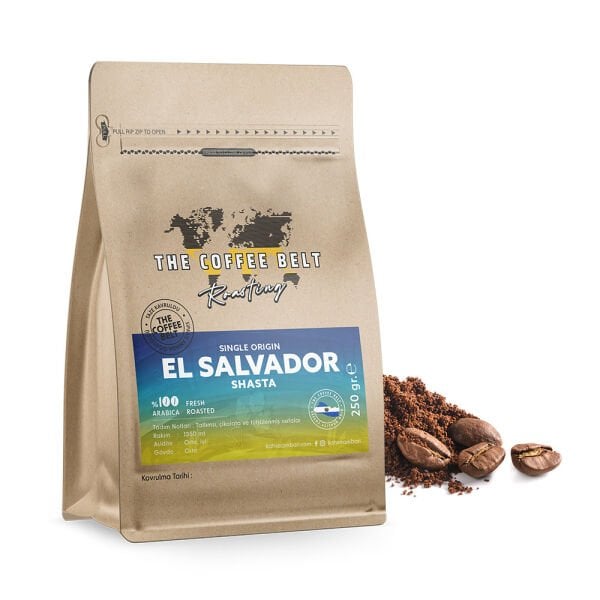 El Salvador Shasta Yöresel Kahve 250 gr.