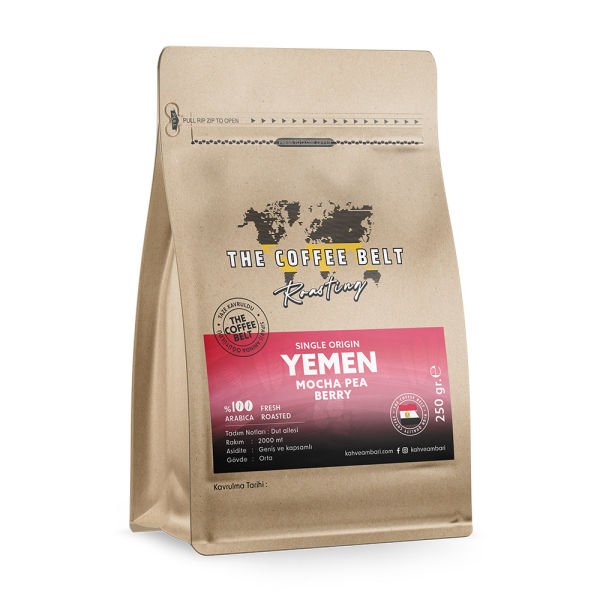 Yemen Mocha Pea Berry Yöresel Kahve 250 gr.