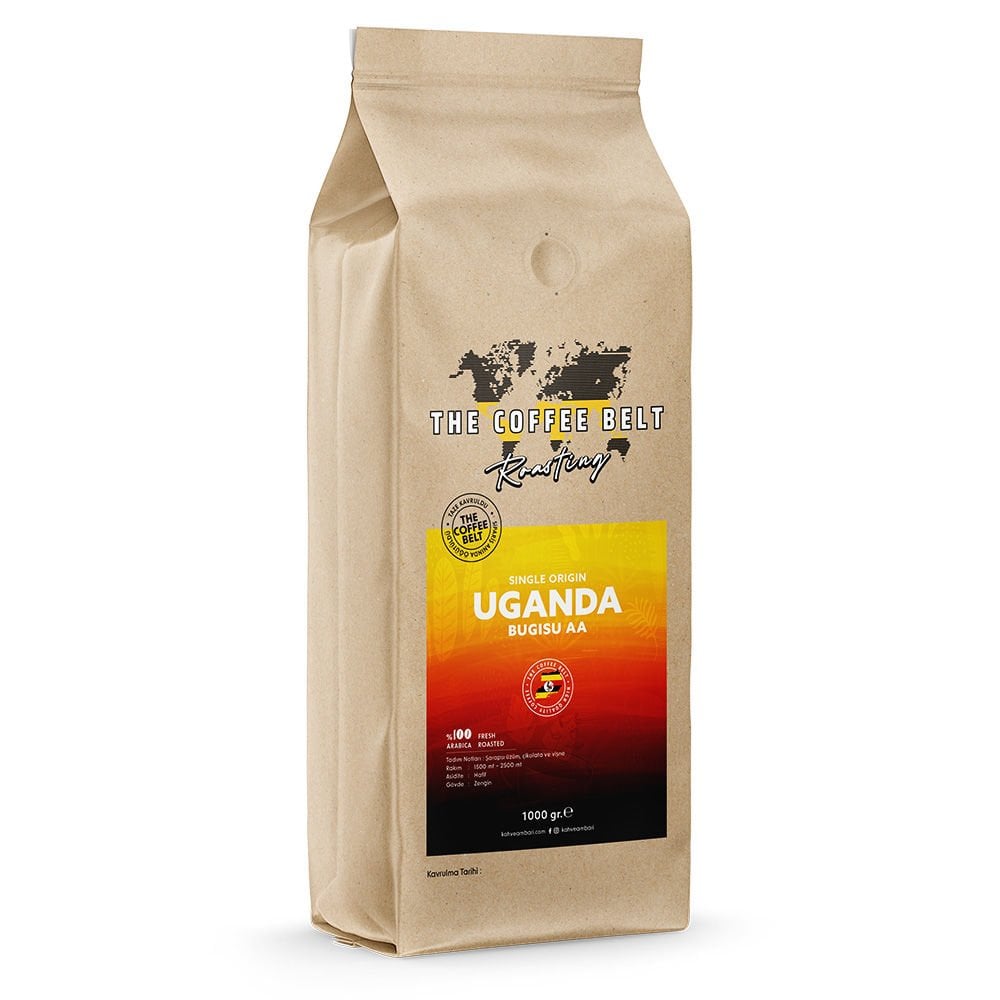 Uganda Bugisu AA Yöresel Kahve 1000 gr