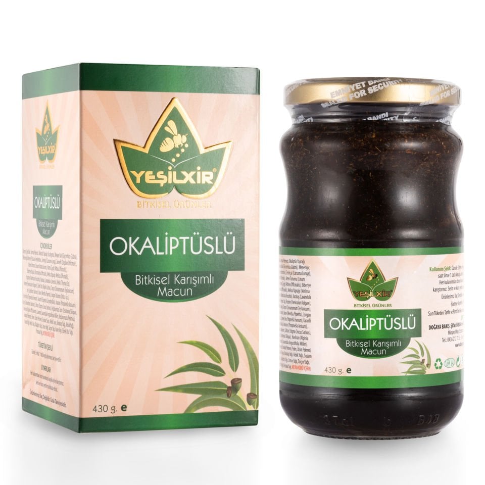 Yeşilixir Okaliptuslü Bitkisel Karışımlı Macun 430 Gr