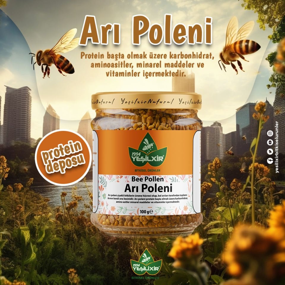 Yeşilixir Arı Poleni 100 Gr