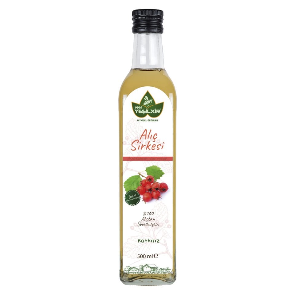 Yeşilixir Alıç Sirkesi 500 Ml Katkısız