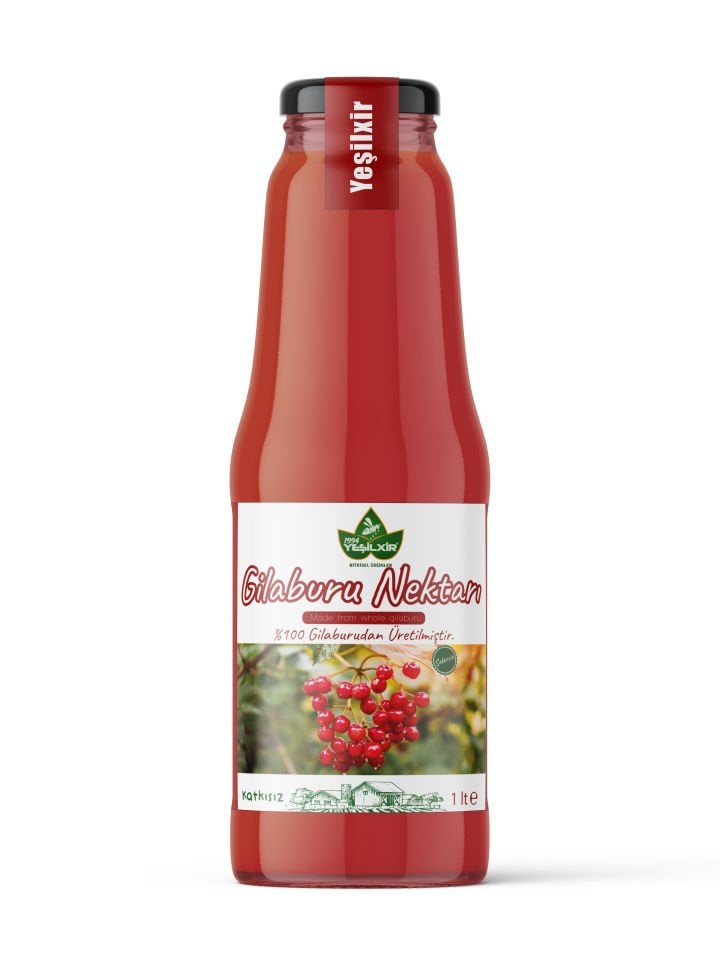 Yeşilixir Gilaburu Nektarı 1 LT (Şekersiz)