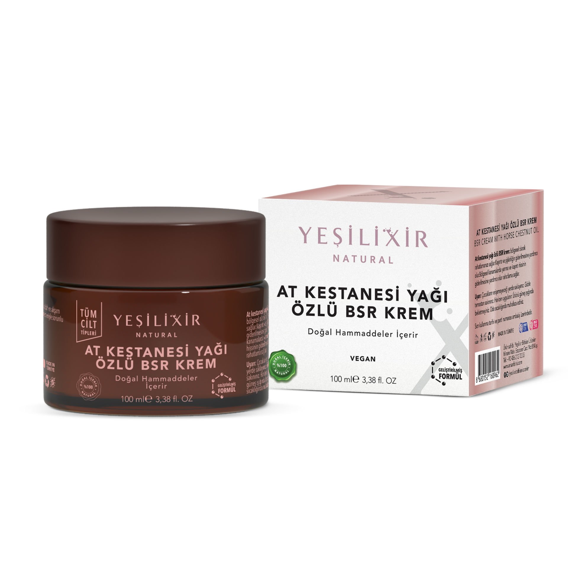 Yeşilixir At Kestanesi Yağı Özlü BSR Krem