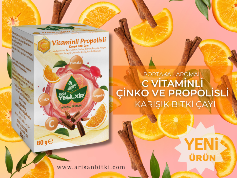 Yeşilixir C Vitaminli Propolisli Karışık Bitki Çayı