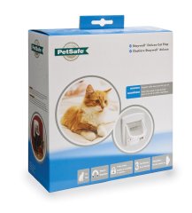 PetSafe 400 Ef Staywell Deluxe Mıknatıslı 4 Yönlü Kilitli Kapı Beyaz