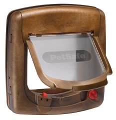 PetSafe 420 Ef Staywell Deluxe Mıknatıslı 4 Yönlü Kilitli Kapı Ahşap Rengi
