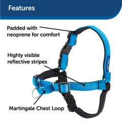 Deluxe Easy Walk Harness Mavi Köpek Göğüs Tasması