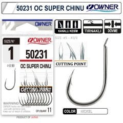 Owner 50231 Cut Super Chinu White İğne