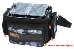 Fujin Black Camo Helper Bag - Balıkçı Çanta