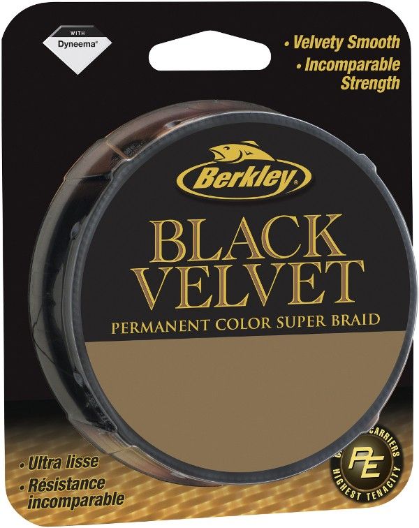 Berkley Black Velvet 0.18mm 110m Braid Misina