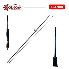 Captain 1463 Elanor 2 Parça Spin Kamış 5-15gr Atar 214cm