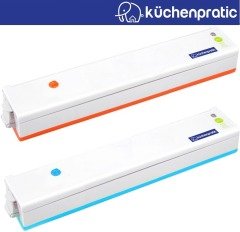 Küchen Pratic Ev Tipi Elektrikli Vakum Makinesi - Gıda Vakum Makinesi - 10 Poşet Hediye - Mavi