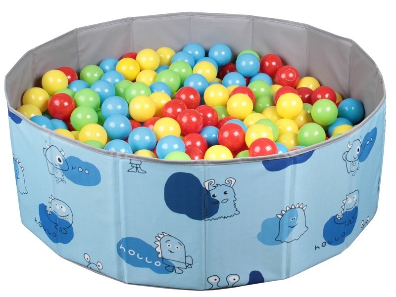 Baby Marine Katlanabilir Top Havuzu - Oyun Halısı + 150 Adet 4 Renk Top Hediye