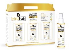 Trixohair Saç Dökülmesine Karşı Saç Bakım Şampuanı ve Saç Serumu Kadın İçin - 3 Aylık Set - Patentli İçerik ve Kök Hücre Teknolojisi