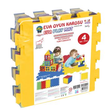 Pilsan Eva Oyun Karosu 50cm x 10mm - 4 Adet Kırmızı