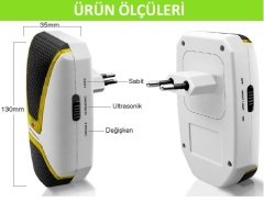 Dualpest AN-A533 Ultrasonik Fare, Haşere, Sinek, Böcek Kovucu