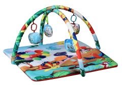 Baby Marine Oyuncaklı Oyun Halısı - Oyun Minderi - Neşeli Hayvanlar