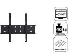 Teif 40'' - 55'' - 140  Ekran Tv Askı Aparatı - Su Terazisi Hediye