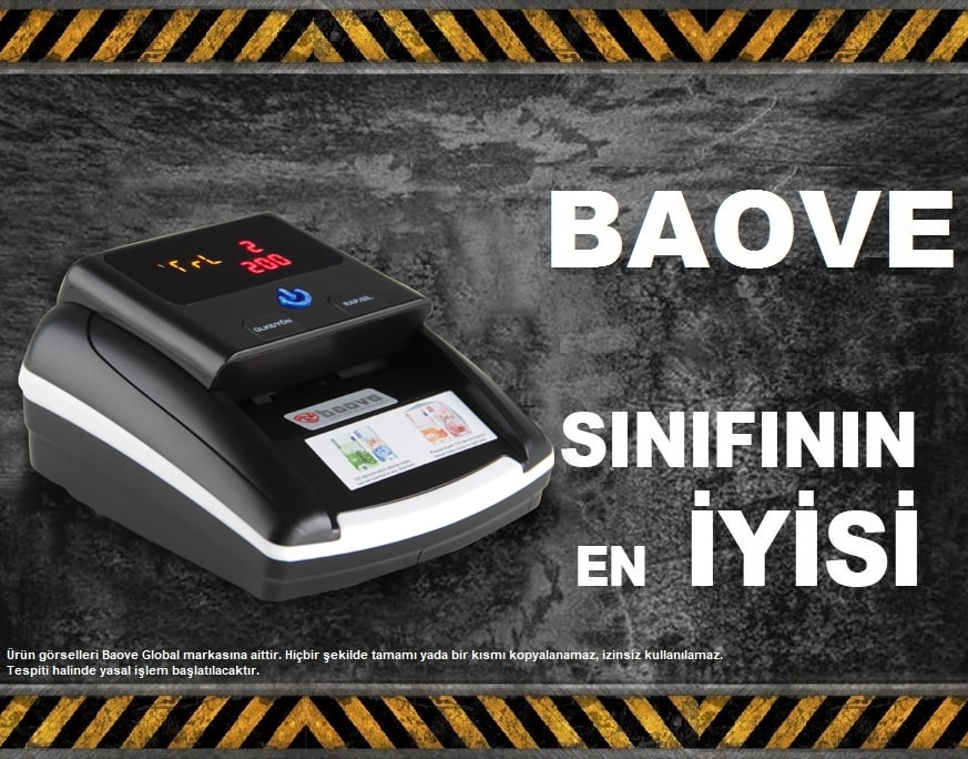 Baove GB5800 Sahte Para Kontrol Cihazı - Sahte Para Dedektörü - Euro - TL