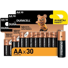 Duracell Alkalin Aa Kalem Piller 30'lu