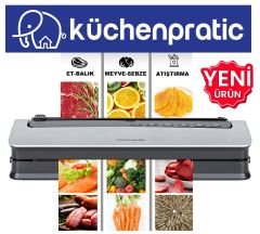 Küchen Pratic VS6310 Ev Tipi Elektrikli Vakum Makinesi + 10 Adet Vakum Poşeti