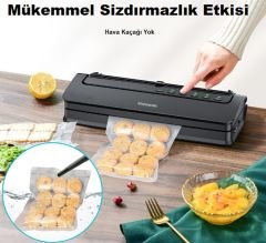 Küchen Pratic VS6310 Ev Tipi Elektrikli Vakum Makinesi + 10 Adet Vakum Poşeti
