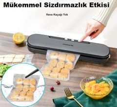 Küchen Pratic VS6910 Ev Tipi Elektrikli Vakum Makinesi - 10 Adet Vakum Poşeti Hediye