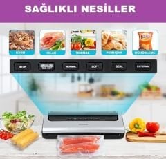 Küchen Pratic VS7210 Ev Tipi Elektrikli Vakum Makinesi - 10 Adet Vakum Poşeti Hediye