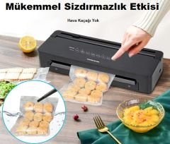 Küchen Pratic VS8010 Ev Tipi Elektrikli Vakum Makinesi - 10 Adet Vakum Poşeti Hediye(Kopya)