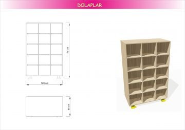 15 Gözlü Dolap