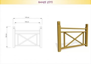 Bahçe Çiti 170x120