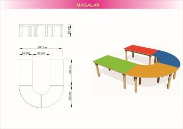 4 Parça U Masa Grubu
