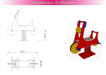 Scooter Yaylı Zıp Zıp