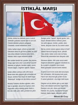 İstiklal Marşı 35X50